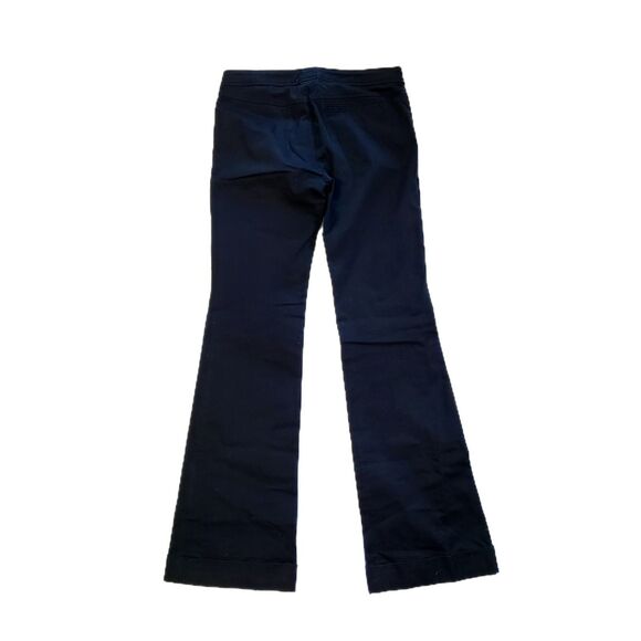 Balenciaga (Authentic) Midnight Blue Mid-Rise Bootcut Trouser Pants Size 8, EUC - Picture 3 of 9